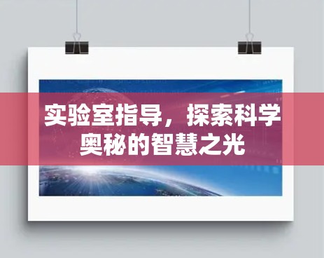 实验室指导，探索科学奥秘的智慧之光