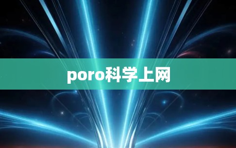 poro科学上网 poro科学上网