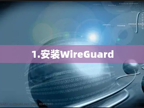 1.安装WireGuard