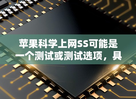 苹果科学上网SS可能是一个测试或测试选项，具体含义可能因软件版本而有所不同。以下是对可能的解释