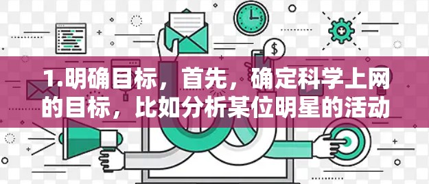 1.明确目标，首先，确定科学上网的目标，比如分析某位明星的活动、预测市场趋势或优化资源分配
