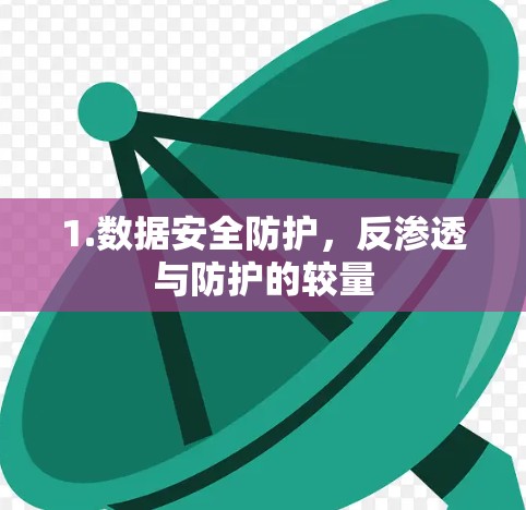1.数据安全防护，反渗透与防护的较量