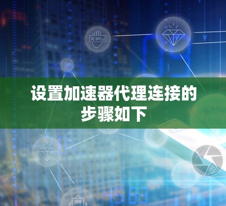 设置加速器代理连接的步骤如下
