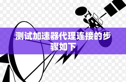 测试加速器代理连接的步骤如下