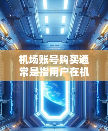 机场账号购买通常是指用户在机场或相关服务期间购买并使用账号。账号购买的具体流程可能会因机场或服务提供商而有所不同，但以下是一般的指导步骤