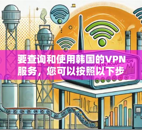 要查询和使用韩国的VPN服务，您可以按照以下步骤操作