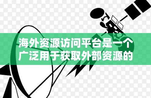 海外资源访问平台是一个广泛用于获取外部资源的平台，主要包括以下几种类型