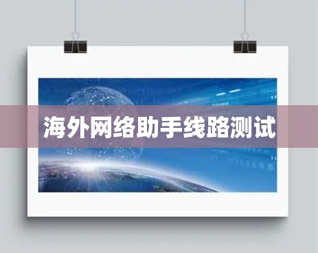 海外网络助手线路测试