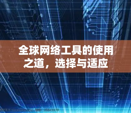 全球网络工具的使用之道，选择与适应