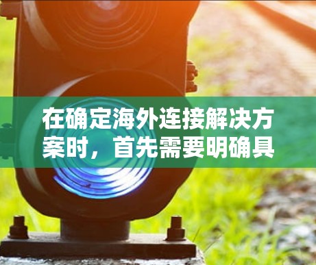 在确定海外连接解决方案时，首先需要明确具体需求，包括安全性和灵活性。以下是一步步的解决方案建议