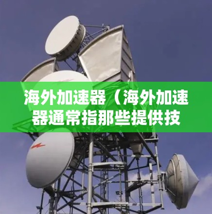 海外加速器（海外加速器通常指那些提供技术加速、技术转移、技术升级或技术应用支持的项目或服务）的速度分析，通常涉及以下几个方面