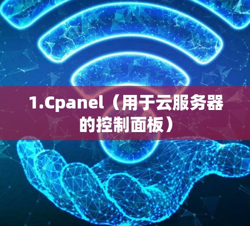 1.Cpanel（用于云服务器的控制面板）