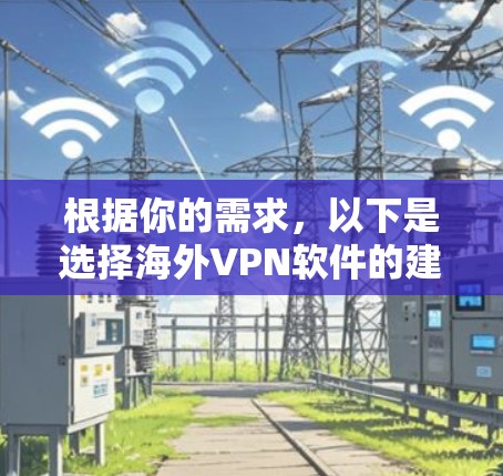 根据你的需求，以下是选择海外VPN软件的建议，结合了功能、价格、安全性以及用户反馈等多方面的考虑