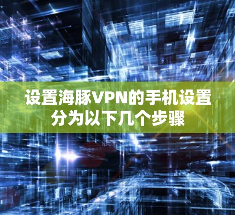 设置海豚VPN的手机设置分为以下几个步骤