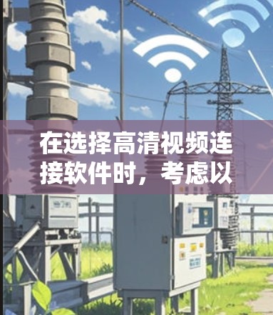 在选择高清视频连接软件时,考虑以下因素以帮助你做出明智的决定 在选择高清视频连接软件时,考虑以下因素以帮助你做出明智的决定