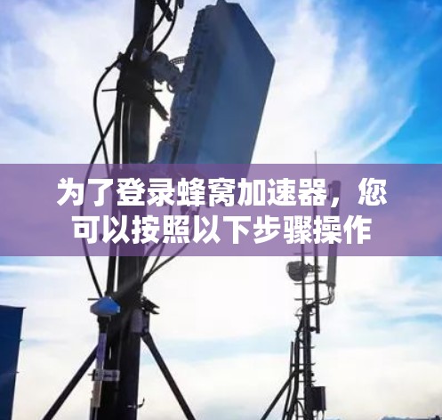 为了登录蜂窝加速器,您可以按照以下步骤操作 为了登录蜂窝加速器,您可以按照以下步骤操作