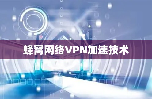 蜂窝网络VPN加速技术 蜂窝网络VPN加速技术