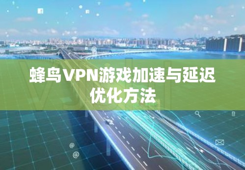 蜂鸟VPN游戏加速与延迟优化方法 蜂鸟VPN游戏加速与延迟优化方法