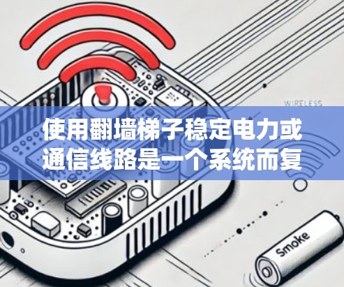 使用翻墙梯子稳定电力或通信线路是一个系统而复杂的过程,涉及多个步骤和考虑因素。以下是一个详细且结构化的解决方案 使用翻墙梯子稳定电力或通信线路是一个系统而复杂的过程,涉及多个步骤和考虑因素。以下是一个详细且结构化的解决方案
