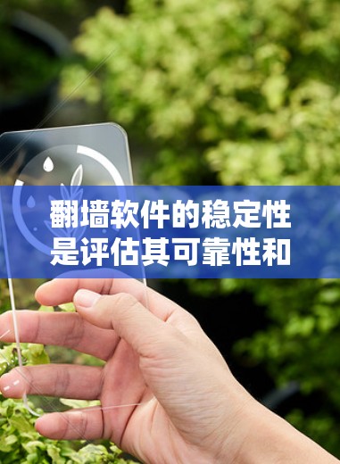 翻墙软件的稳定性是评估其可靠性和功能的重要指标。以下是对翻墙软件稳定性能的详细分析 翻墙软件的稳定性是评估其可靠性和功能的重要指标。以下是对翻墙软件稳定性能的详细分析