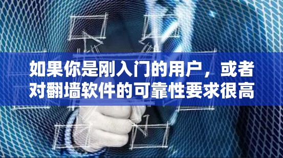 如果你是刚入门的用户，或者对翻墙软件的可靠性要求很高，以下是一些推荐的高速稳定、安全且易于使用的翻墙软件