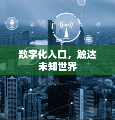 数字化入口,触达未知世界 数字化入口,触达未知世界