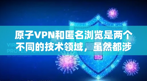 原子VPN和匿名浏览是两个不同的技术领域，虽然都涉及保护个人隐私和网络安全，但它们有不同的应用场景和功能。以下是对这两种技术的详细总结