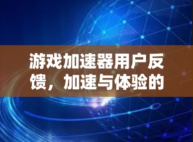 游戏加速器用户反馈，加速与体验的平衡之道