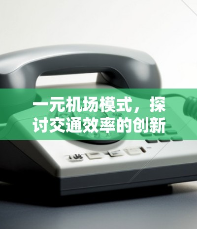 一元机场模式,探讨交通效率的创新路径 一元机场模式,探讨交通效率的创新路径