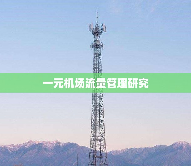 一元机场流量管理研究