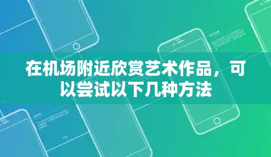 在机场附近欣赏艺术作品，可以尝试以下几种方法