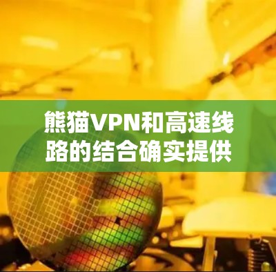熊猫VPN和高速线路的结合确实提供了更高效、更安全的VPN选择，特别是在需要快速连接和快速到达目的地的情况下。以下是针对熊猫VPN机场节点和高速线路的详细建议