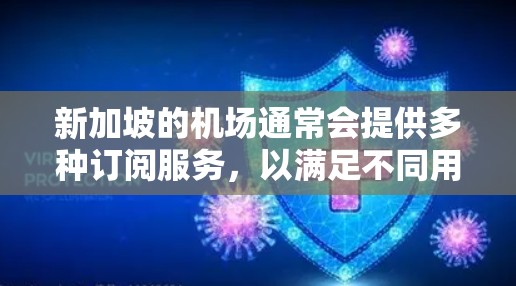 新加坡的机场通常会提供多种订阅服务，以满足不同用户的需求。以下是一些可能涉及的订阅类型和相关信息