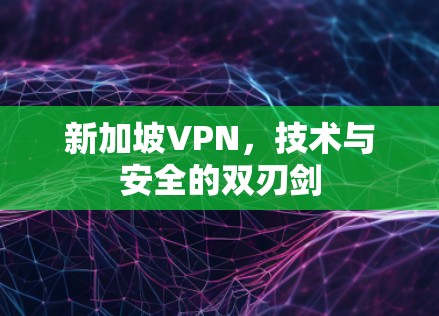新加坡VPN，技术与安全的双刃剑