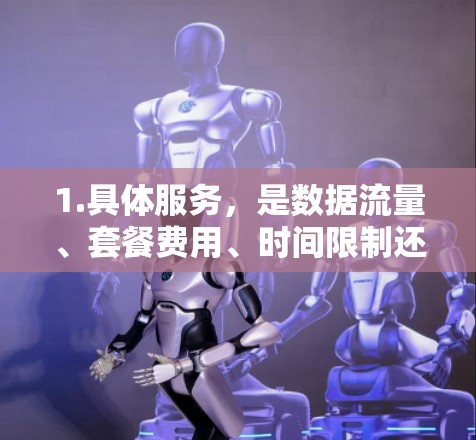 1.具体服务，是数据流量、套餐费用、时间限制还是其他服务？