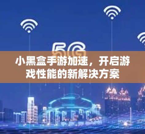 小黑盒手游加速，开启游戏性能的新解决方案