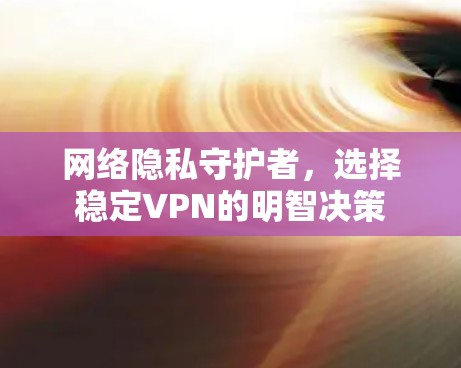 网络隐私守护者，选择稳定VPN的明智决策