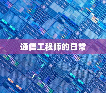 通信工程师的日常