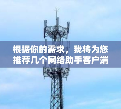 根据你的需求，我将为您推荐几个网络助手客户端，涵盖不同功能和界面风格