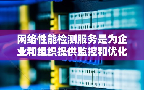 网络性能检测服务是为企业和组织提供监控和优化网络性能的工具，旨在通过实时监控网络指标，如访问时间、延迟和流量，来确保网络流畅和高效。以下是网络性能检测服务的主要方面及其总结