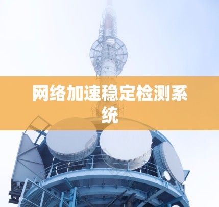 网络加速稳定检测系统